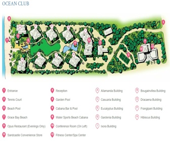 Ocean Club Resort Map Layout