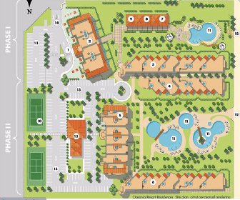 Oceania Residences Resort Map Layout