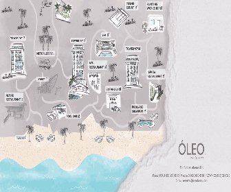 Oleo Cancun Playa Map Layout