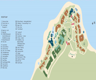 One & Only Palmilla Resort Map Layout
