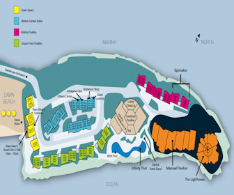Oyster Bay Beach Resort Map Layout