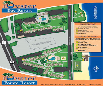 Oyster Bay & Oyster Pointe Resort Map Layout