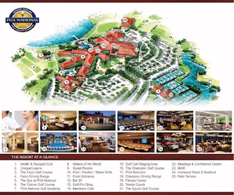 PGA National Resort & Spa Map Layout