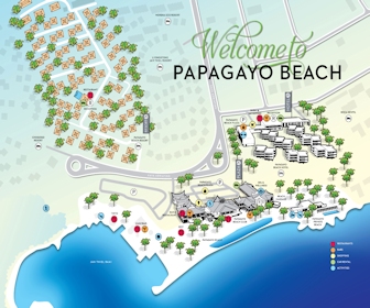 Papagayo Curacao Resort Map Layout