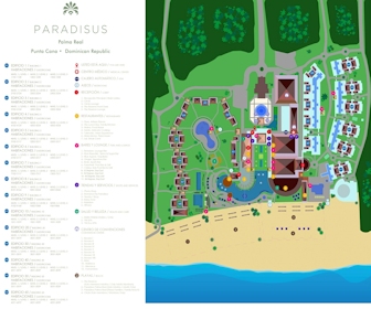 Paradisus Palma Real Golf & Spa Resort Resort Map Layout