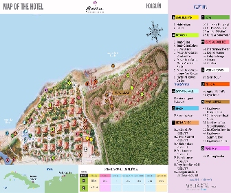 Paradisus Rio De Oro Resort Map layout