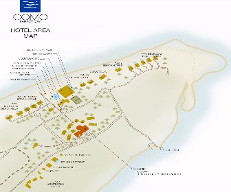 COMO Parrot Cay Resort Map Layout