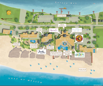 Pink Shell Beach Resort & Marina Map Layout