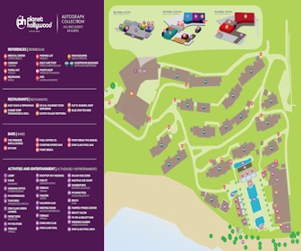 Planet Hollywood Costa Rica Map Layout