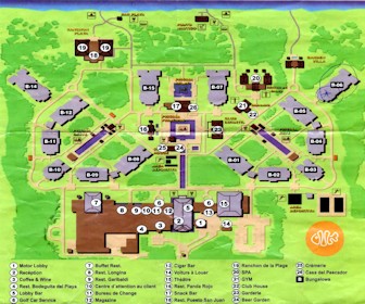 Playa Cayo Santa Maria Resort Map Layout