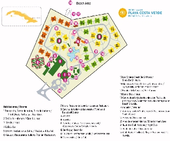 Playa Costa Verde Resort Map Layout