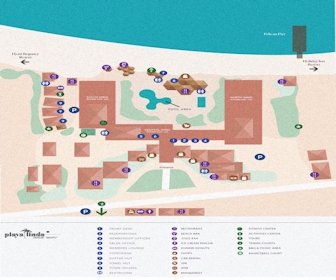 Playa Linda Beach Resort Map Layout