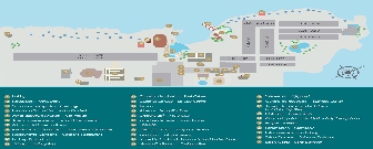 InterContinental Presidente Cozumel Resort Map layout