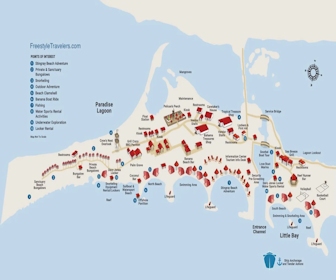 Princess Cruises - Princess Cays Map Layout
