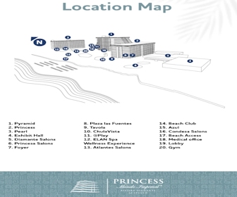 Princess Mundo Imperial Resort Map Layout