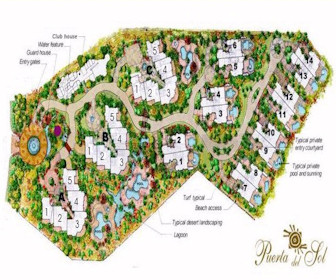 Puerta del Sol Resort Map Layout