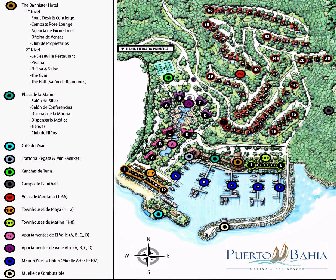 Puerto Bahia Resort Map Layout