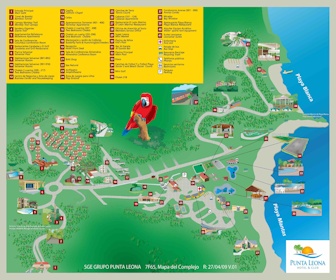 Punta Leona Hotel & Club Map Layout