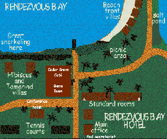 Rendez Vous Bay Hotel Resort Map Layout