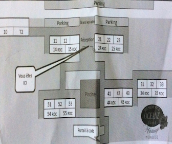 Residence Oceane Hotel Map Layout