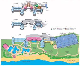 Wyndham Grand Rio Mar Beach Resort & Spa Map Layout