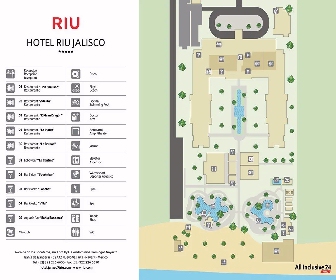 RIU Jalisco Resort Map Layout