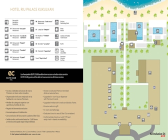 Riu Palace Kukulkan Resort Map Layout