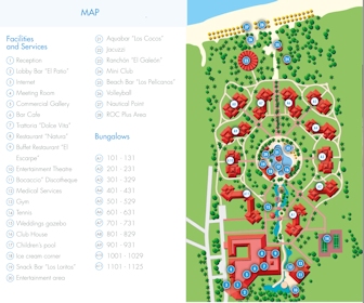 Roc Arenas Doradas Resort Map Layout