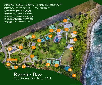 Rosalie Bay Resort Map Layout