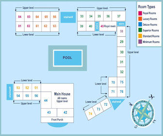 Rosedon Hotel Resort Map Layout