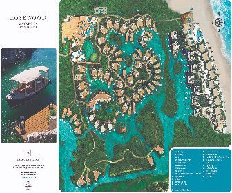 Rosewood Mayakoba Resort Map Layout