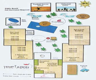 Royal Decameron Los Cabos Resort Map Layout