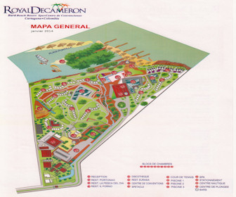 Royal Decameron Baru Beach Resort Map Layout