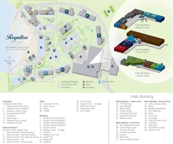 Royalton Saint Lucia Resort Map Layout