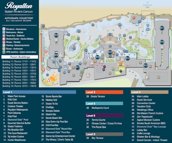 Royalton Splash Riviera Cancun Resort Map Layout