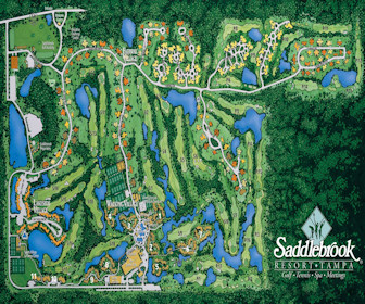 Saddlebrook Resort Map Layout