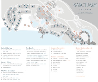 Sanctuary Cap Cana Resort Map Layout