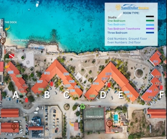 Sand Dollar Bonaire Map layout