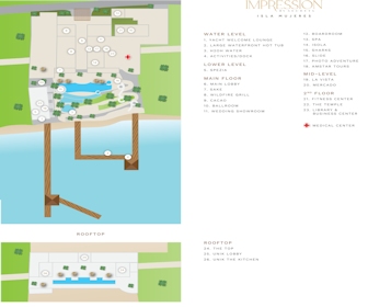 Impression Isla Mujeres by Secrets Resort Map Layout