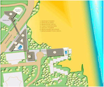 Sheraton Fort Lauderdale Beach Hotel Map Layout