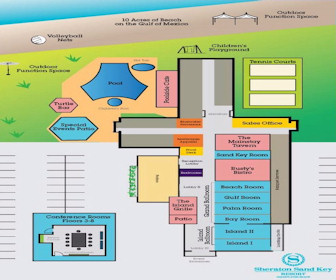 Sheraton Sand Key Resort Map Layout