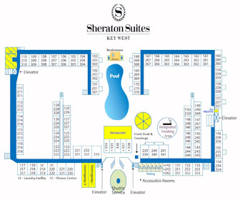 Sheraton Suites Key West Map Layout