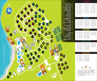 Smugglers Cove Resort Resort Map Layout