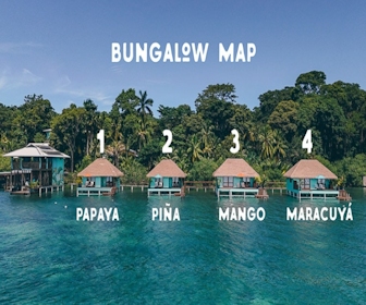 Sol Bungalows Bocas Del Toro Resort Map Layout