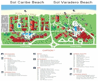 Sol Varadero Beach Resort Map Layout