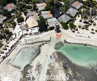 Sorobon Beach Resort Map layout