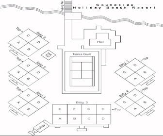 Soundside Holiday Beach Resort Map Layout