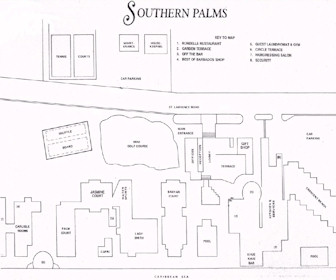 Southern Palms Resort Map Layout