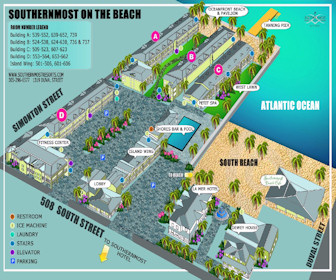 Southernmost on the Beach Map Layout