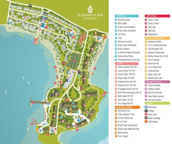 St.James Club & Villas Resort Map Layout